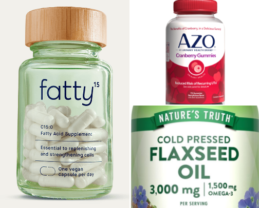 Supplements that every Gen Xer needs. cover photo collage