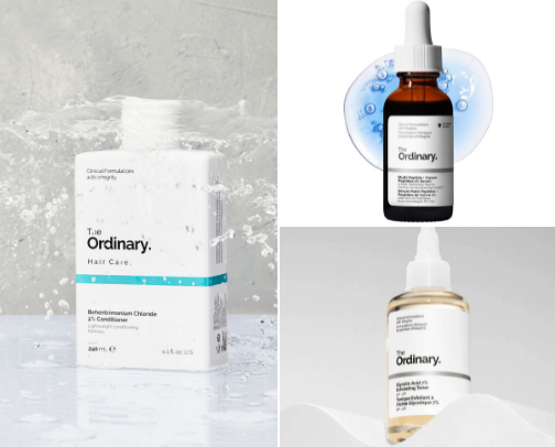 The Ordinary products cover photo collage