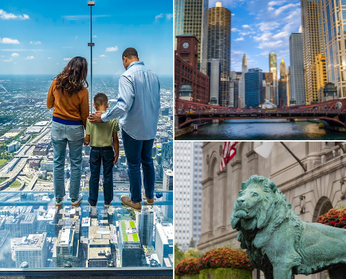 Best place to travel in Chicago✈️ cover photo collage