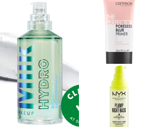 Makeup must-have products cover photo collage
