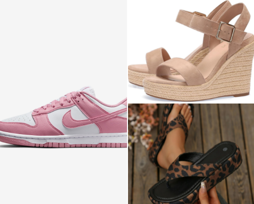 Shoes👟🎀 cover photo collage