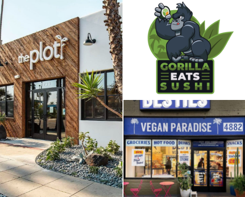 My top VEGAN spots! cover photo collage