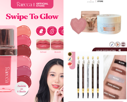 Rekomendasi MakeUp and Skin Care cover photo collage