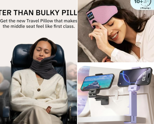 My 10 Travel Essentials I Actually Use - Mom Tested for Flights with Kids cover photo collage