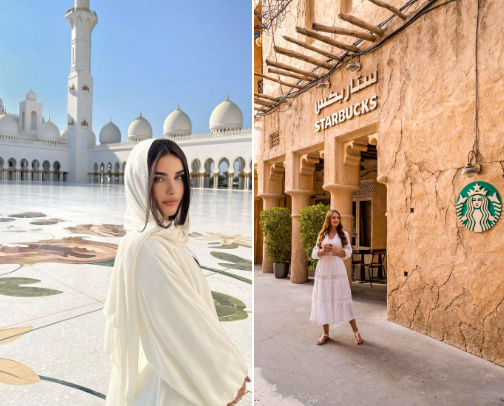 What to wear in Dubai - Middle Eastern dress code approved ✅ Dubai outfit inspo cover photo collage