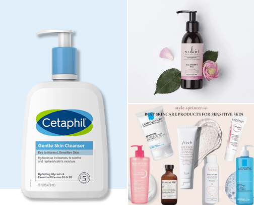 Skin Care Products cover photo collage