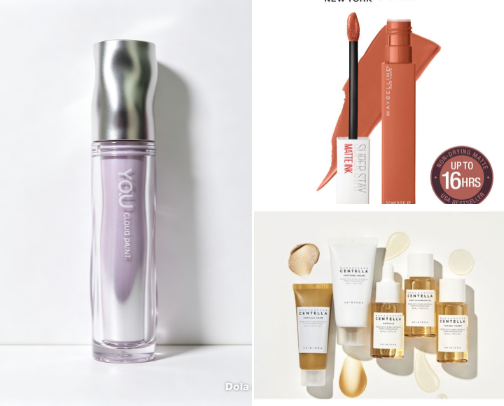 Makeup and skincare recommended cover photo collage
