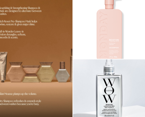 Hair MUST HAVES cover photo collage