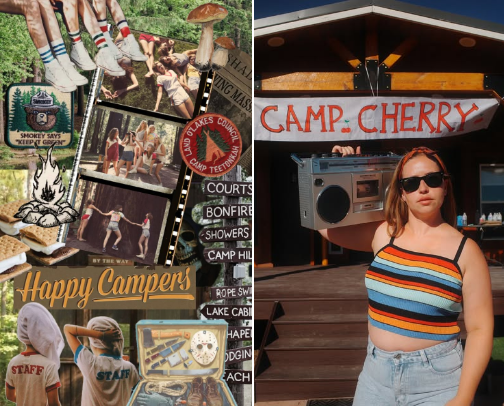 Lets Have a Slasher Summer cover photo collage