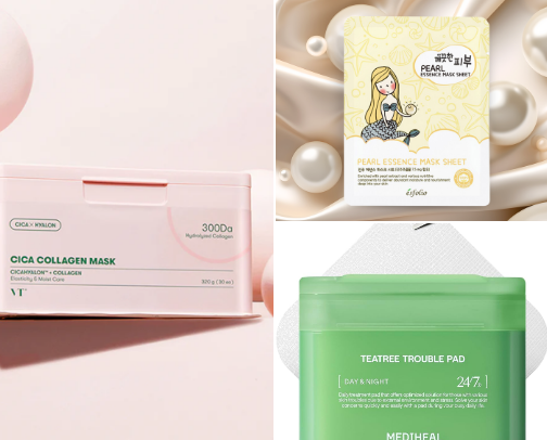 Spa-like Sheet Face-masks🧖‍♀️ cover photo collage