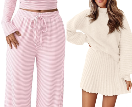 Easy Outfit Ideas for Busy Moms | Matching Sets & Mix-and-Match Finds cover photo collage