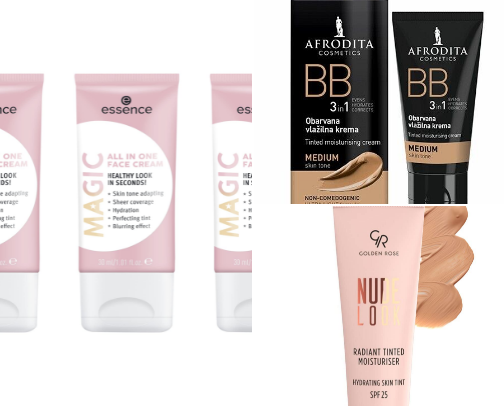Tinted creams for all skin types🧡 cover photo collage