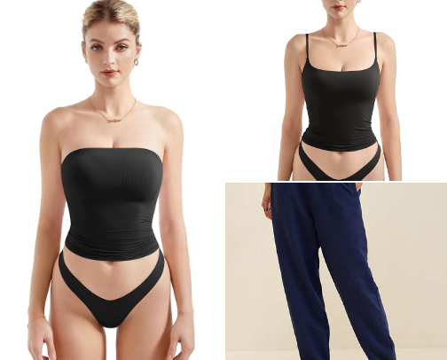Fav clothing items cover photo collage