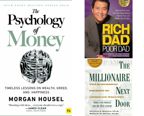 Money Mindset: Books That Change How You Think About Money 💰 cover photo collage