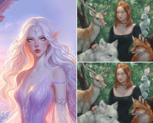 Artists and art pieces that inspire me and I would recommend checking out🧚 cover photo collage