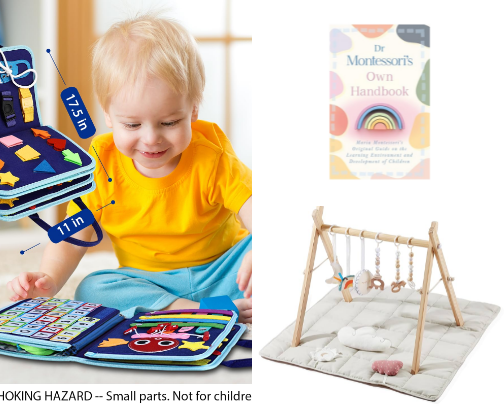 Montessori Toys and Parent Guides🧸 cover photo collage
