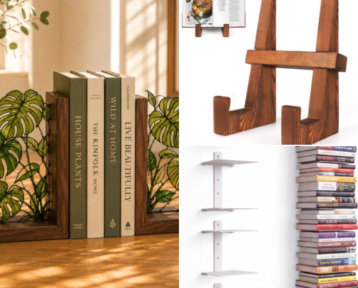 Build Your Dream Bookshelf Without Buying More Books cover photo collage