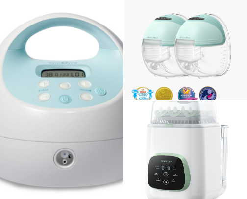 Must Haves! Exclusively Pumping Mom cover photo collage