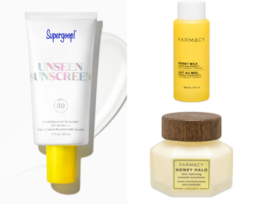 esthetician approved skincare for dry skin cover photo collage