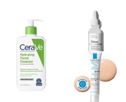 Affordable skincare products under 20€🧴🫧 cover photo collage
