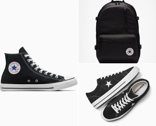 Converse shoes cover photo collage