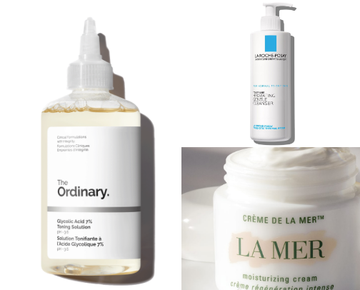 Skin care cover photo collage