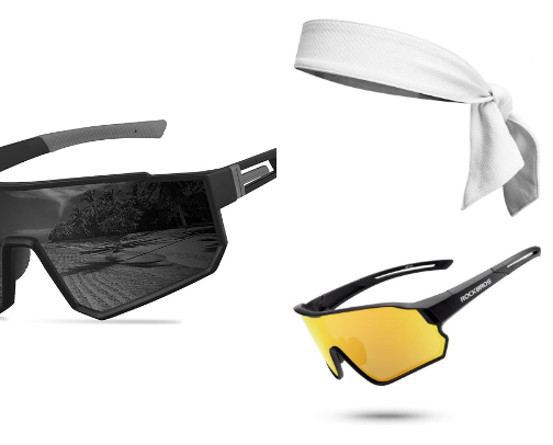 Top sports apparel and accessories cover photo collage