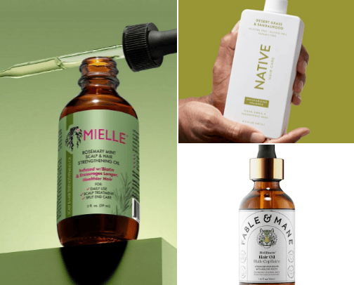 Hair care routine cover photo collage