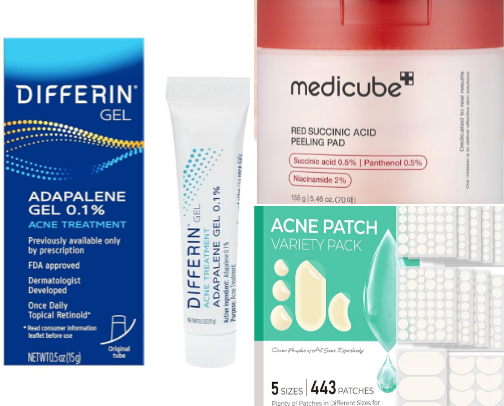Clear Skin Chronicles: The Products That Changed My Acne Journey cover photo collage