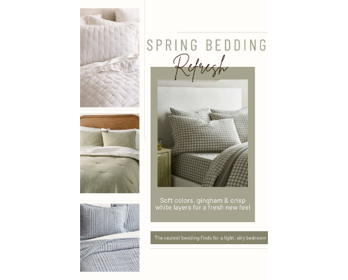 Spring Bedding Refresh cover photo collage