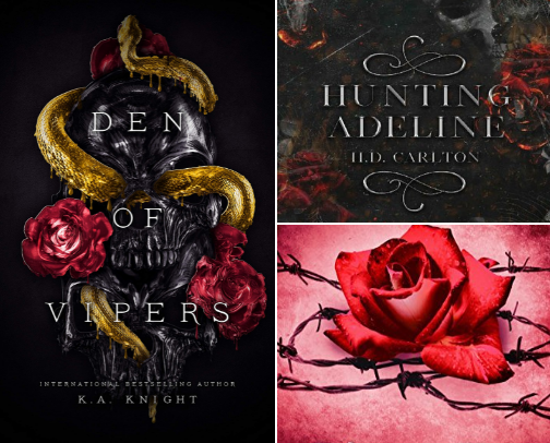 BookTok's favorite dark romance heroines: Bold, Sassy, Confident, Broken but Hot and feisty 🔥 cover photo collage