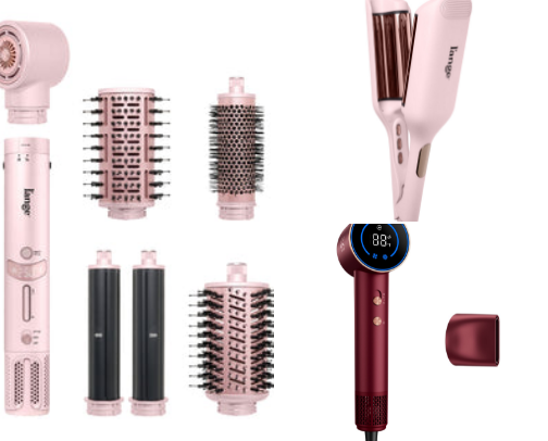 Hair Care Products and Styling Tools cover photo collage