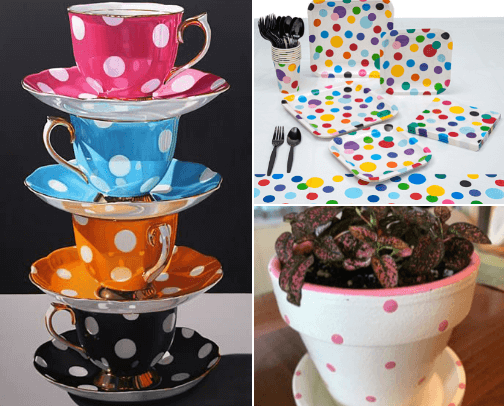 Polka Dot Parade: Chic Creations and Playful Patterns cover photo collage
