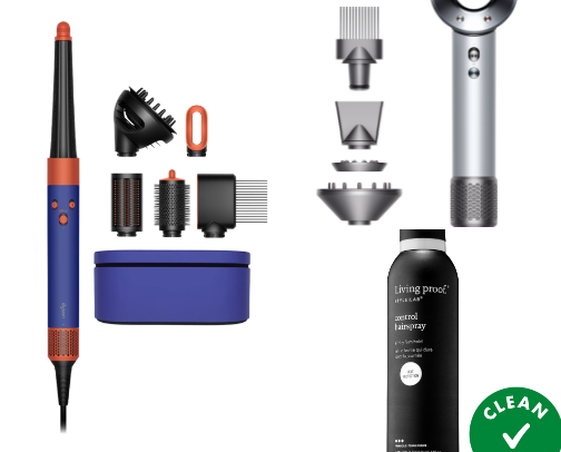 Hair products cover photo collage