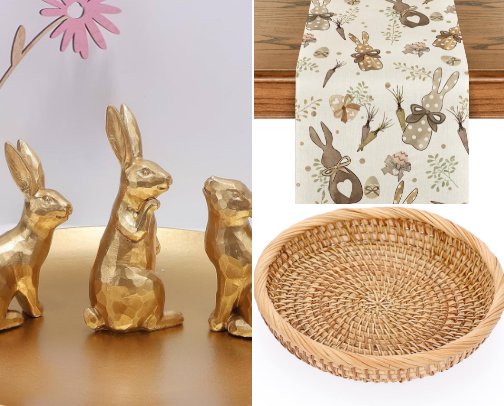 Happy Easter Decor Ideas - Cozy spring boho vibes cover photo collage