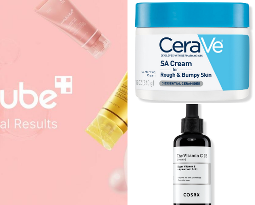 Skin care cover photo collage