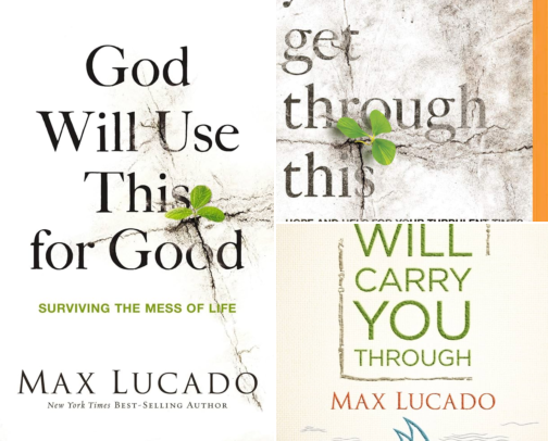 Comforting reads: God Will Use This for Good: Surviving the Mess of Life - The cover photo collage