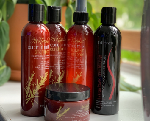 hair products for the curly girlies cover photo collage