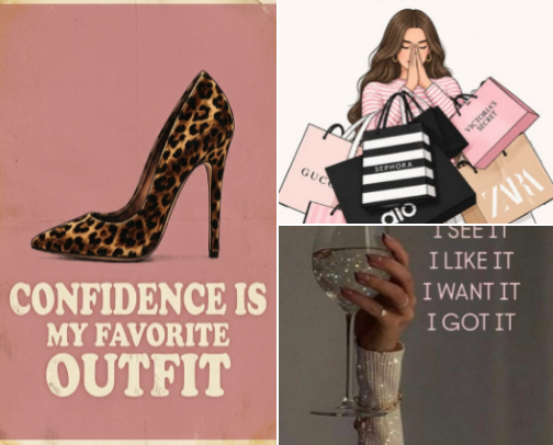 Daily Fashion & Confidence Affirmations 💫 cover photo collage