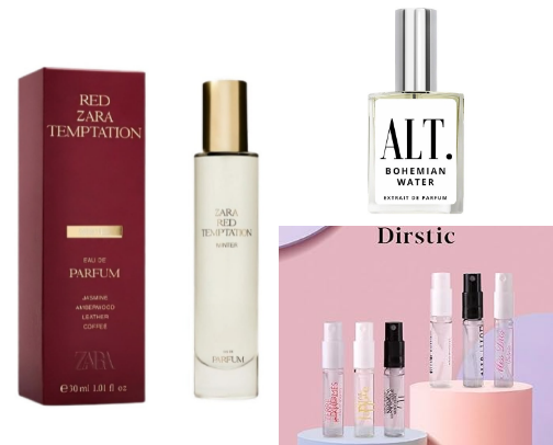 Smell Luxe. Pay Less. cover photo collage