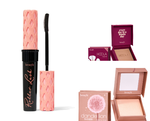 Benefit best products cover photo collage