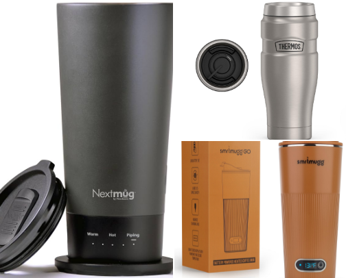 Travel mugs cover photo collage