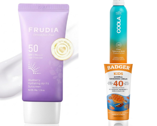 My Favorite Sunscreens cover photo collage