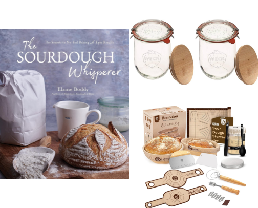 🥖 Sourdough Starter Starter Kit: Everything You Need to Begin (Beginner-Friendly!) cover photo collage