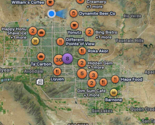 az food go to's! cover photo collage