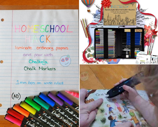 Neato Potato Early Elementary Homeschooling Finds cover photo collage