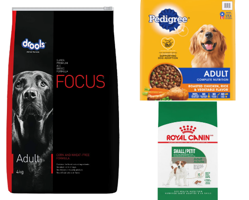 Dog Food cover photo collage