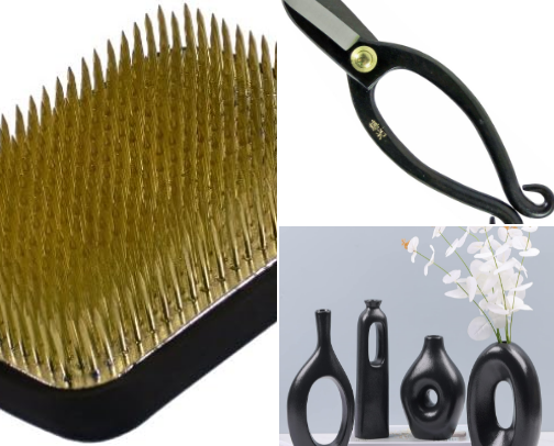 Ikebana Tools Set cover photo collage