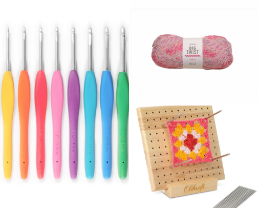 crochet must haves! cover photo collage