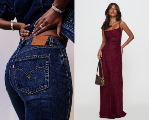 Chic outfits cover photo collage